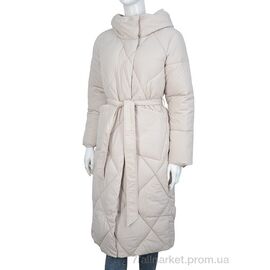 Пальто жіноче Зима 2095 beige (4 шт. р.сіткаM-2XL) "Hope" недорого оптом від прямого постачальника