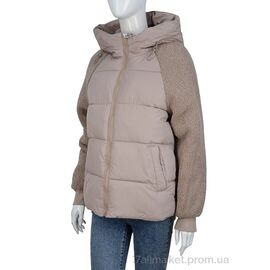 Фотография Куртка женская Зима 2307 brown (4 шт. р.сетка M-2XL) "Hope" недорого оптом от прямого поставщика