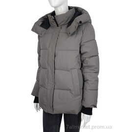Фотография Куртка женская Зима 9033 grey (5 шт. р.сетка 48-56) "Hope" недорого оптом от прямого поставщика