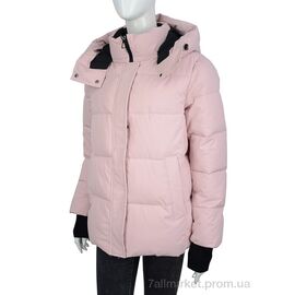 Фотография Куртка женская Зима 9033 pink (5 шт. р.сетка 48-56) "Hope" недорого оптом от прямого поставщика