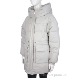 Фотография Куртка женская Зима 9029 l.grey (4 шт. р.сетка S-XL) "Hope" недорого оптом от прямого поставщика