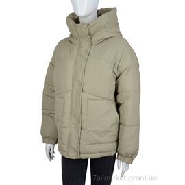 Фотография Куртка женская Зима 2871 khaki (4 шт. р.сетка M-2XL) "Hope" недорого оптом от прямого поставщика