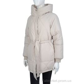 Фотография Куртка женская Зима 2099 beige (4 шт. р.сетка M-2XL) "Hope" недорого оптом от прямого поставщика