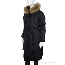 Фотография Пальто женское Зима 2096 black (4 шт. р.сетка M-2XL) "Hope" недорого оптом от прямого поставщика