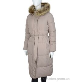 Фотография Пальто женское Зима 2096 beige (4 шт. р.сетка M-2XL) "Hope" недорого оптом от прямого поставщика