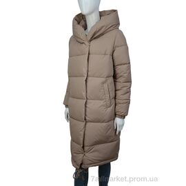 Фотография Пальто женское Зима H7813 d.beige (4 шт. р.сетка 44-50) "Hope" недорого оптом от прямого поставщика