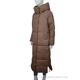 Фотография Пальто женское Зима H925 brown (4 шт. р.сетка 44-50) "Hope" недорого оптом от прямого поставщика