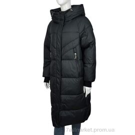 Фотография Пальто женское Зима 9015 black (5 шт. р.сетка 48-56) "Hope" недорого оптом от прямого поставщика