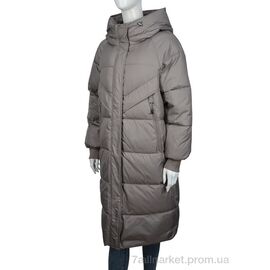 Пальто жіноче Зима 9015 grey (5 шт. р.сітка48-56) "Hope" недорого оптом від прямого постачальника