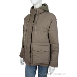 Куртка жіноча Зима 869 brown (5 шт. р.сіткаM-2XL) "Turn Hug" недорого оптом від прямого постачальника