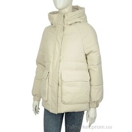 Куртка жіноча Зима 755 white (5 шт. р.сіткаM-2XL) "Turn Hug" недорого оптом від прямого постачальника