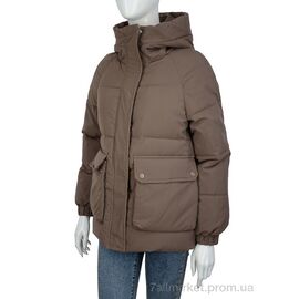 Куртка жіноча Зима 755 brown (5 шт. р.сіткаM-2XL) "Turn Hug" недорого оптом від прямого постачальника