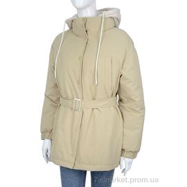 Фотография Куртка женская Зима 8812 d.beige (5 шт. р.сетка M-2XL) "Turn Hug" недорого оптом от прямого поставщика
