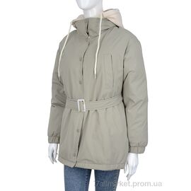 Фотография Куртка женская Зима 8812 khaki (5 шт. р.сетка M-2XL) "Turn Hug" недорого оптом от прямого поставщика
