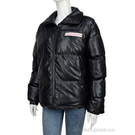 Куртка жіноча Зима 201 (06879) black (5 шт. р.сіткаS-2XL) "Obuvok" недорого оптом від прямого постачальника