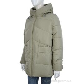 Фотография Куртка женская Зима 7805 green (5 шт. р.сетка 48-58) "Turn Hug" недорого оптом от прямого поставщика