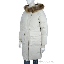 Пальто жіноче Зима 618 beige (5 шт. р.сіткаM-2XL) "Turn Hug" недорого оптом від прямого постачальника