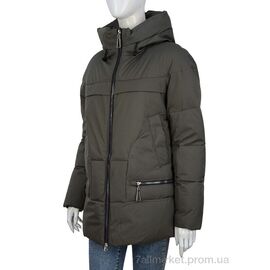 Куртка жіноча Зима 323-05 khaki (5 шт. р.сітка46-54) "П2П Design" недорого оптом від прямого постачальника