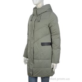 Куртка жіноча Зима 335-03 green (5 шт. р.сітка46-54) "П2П Design" недорого оптом від прямого постачальника
