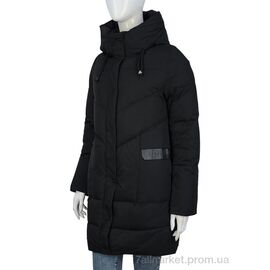 Куртка жіноча Зима 335-01 black (5 шт. р.сітка46-54) "П2П Design" недорого оптом від прямого постачальника
