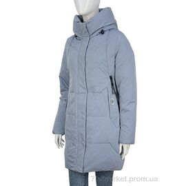 Куртка жіноча Зима 336-02 l.blue (5 шт. р.сітка46-54) "П2П Design" недорого оптом від прямого постачальника