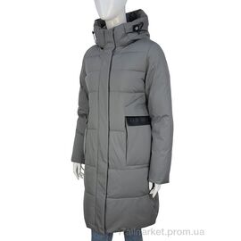 Фотография Пальто женское Зима 331-02 grey (5 шт. р.сетка 46-54) "П2П Design" недорого оптом от прямого поставщика