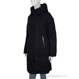 Фотография Пальто женское Зима 322-01 black (5 шт. р.сетка 46-54) "П2П Design" недорого оптом от прямого поставщика