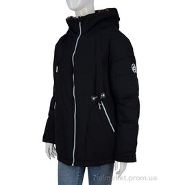Фотография Куртка женская Зима 332-01 black (5 шт. р.сетка 46-54) "П2П Design" недорого оптом от прямого поставщика