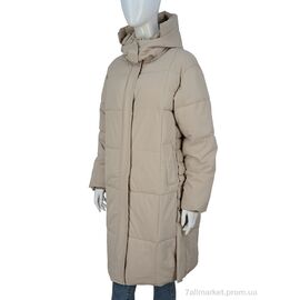 Пальто жіноче Зима 2392 d.beige (4 шт. р.сіткаM-2XL) "Turn Hug" недорого оптом від прямого постачальника