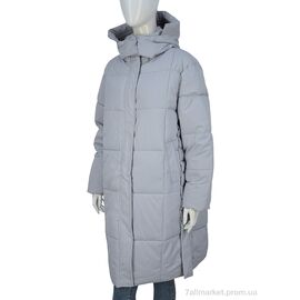 Пальто жіноче Зима 2392 grey (4 шт. р.сіткаM-2XL) "Turn Hug" недорого оптом від прямого постачальника
