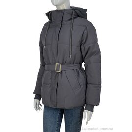 Куртка жіноча Зима 8823 grey (4 шт. р.сіткаM-2XL) "Turn Hug" недорого оптом від прямого постачальника
