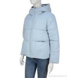 Куртка жіноча Зима 2305 l.blue (4 шт. р.сіткаM-2XL) "Turn Hug" недорого оптом від прямого постачальника