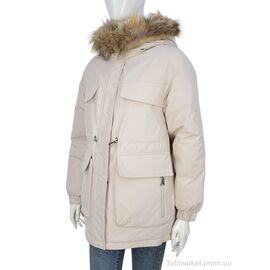 Фотография Куртка женская Зима 9092 beige (4 шт. р.сетка S-XL) "Hope" недорого оптом от прямого поставщика