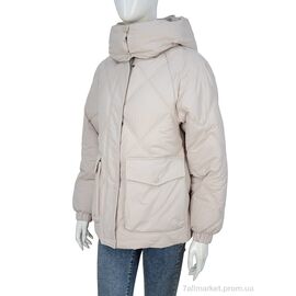 Фотография Куртка женская Зима 9012 beige (4 шт. р.сетка S-XL) "Hope" недорого оптом от прямого поставщика