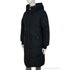 Фотография Пальто женское Зима 9011 black (5 шт. р.сетка S-2XL) "Hope" недорого оптом от прямого поставщика
