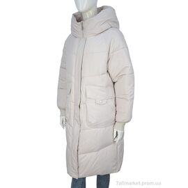 Пальто жіноче Зима 9011 beige (5 шт. р.сіткаS-2XL) "Hope" недорого оптом від прямого постачальника