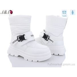 Черевики жіночі стильні Зима JP27 white (8 пар р.36-41) "Aba" недорого оптом від прямого постачальника