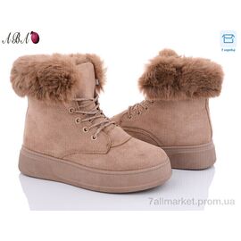 Черевики жіночі стильні Зима JP29 khaki (8 пар р.36-41) "Aba" недорого оптом від прямого постачальника