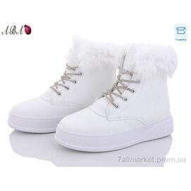 Черевики жіночі стильні Зима JP29 white (8 пар р.36-41) "Aba" недорого оптом від прямого постачальника