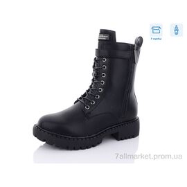 Фотография Ботинки женские стильные зима 97-3 (6 пар р.36-41) "Hongquan" недорого оптом от прямого поставщика