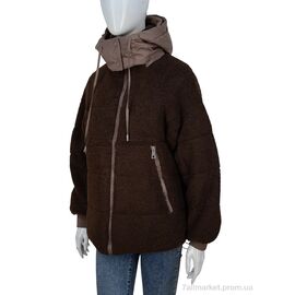 Фотография Куртка женская Зима 8071 brown (4 шт. р.сетка M-2XL) "Hope" недорого оптом от прямого поставщика