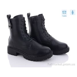 Фотография Ботинки женские стильные зима 97-1 (6 пар р.36-41) "Hongquan" недорого оптом от прямого поставщика