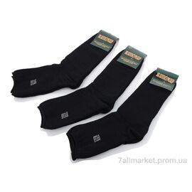 Шкарпетки для чоловіків Зима 08 black (12 шт. р.сітка42-45) "Textile" недорого оптом від прямого постачальника