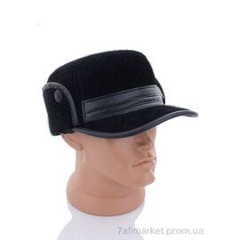 Кепка для чоловіків Зима 1896 black (5 шт. р.сітка54-58) "Red Hat" недорого оптом від прямого постачальника