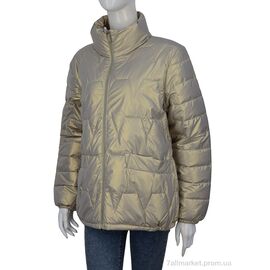 Куртка жіноча Зима 005 beige (06954) (5 шт. р.сітка42-48) "Obuvok" недорого оптом від прямого постачальника