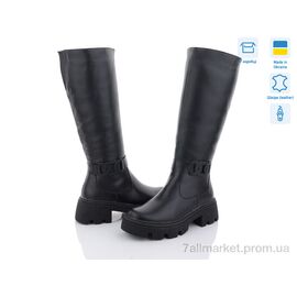 Чоботи жіночі зручні Зима 21 чорний (6 пар р.36-40) "Mona Lisa" недорого оптом від прямого постачальника