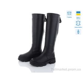Чоботи жіночі зручні Зима 97 чорний к зима (6 пар р.36-40) "Mona Lisa" недорого оптом від прямого постачальника