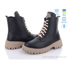 Черевики жіночі стильні Зима AA20-2 (6 пар р.36-41) "KitShoes" недорого оптом від прямого постачальника