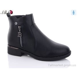 Черевики жіночі стильні Зима 95-10 (6 пар р.36-41) "Aba" недорого оптом від прямого постачальника