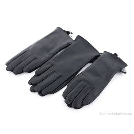 Рукавички жіночі Зима R101Ж кожзам-махра black (10 шт. р.сітка6,5-8,5) "KUINH" недорого оптом від прямого постачальника